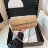 Versatile Bag Women's New Summer Simple Casual Shoulder Bag High-end Baguette Armpit Bag
