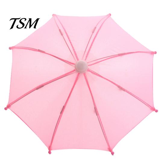 Home Decor Doll Umbrella Cute Decorative Solid Color Dollhouse Household Supplies Open Close Decoration Daily Use