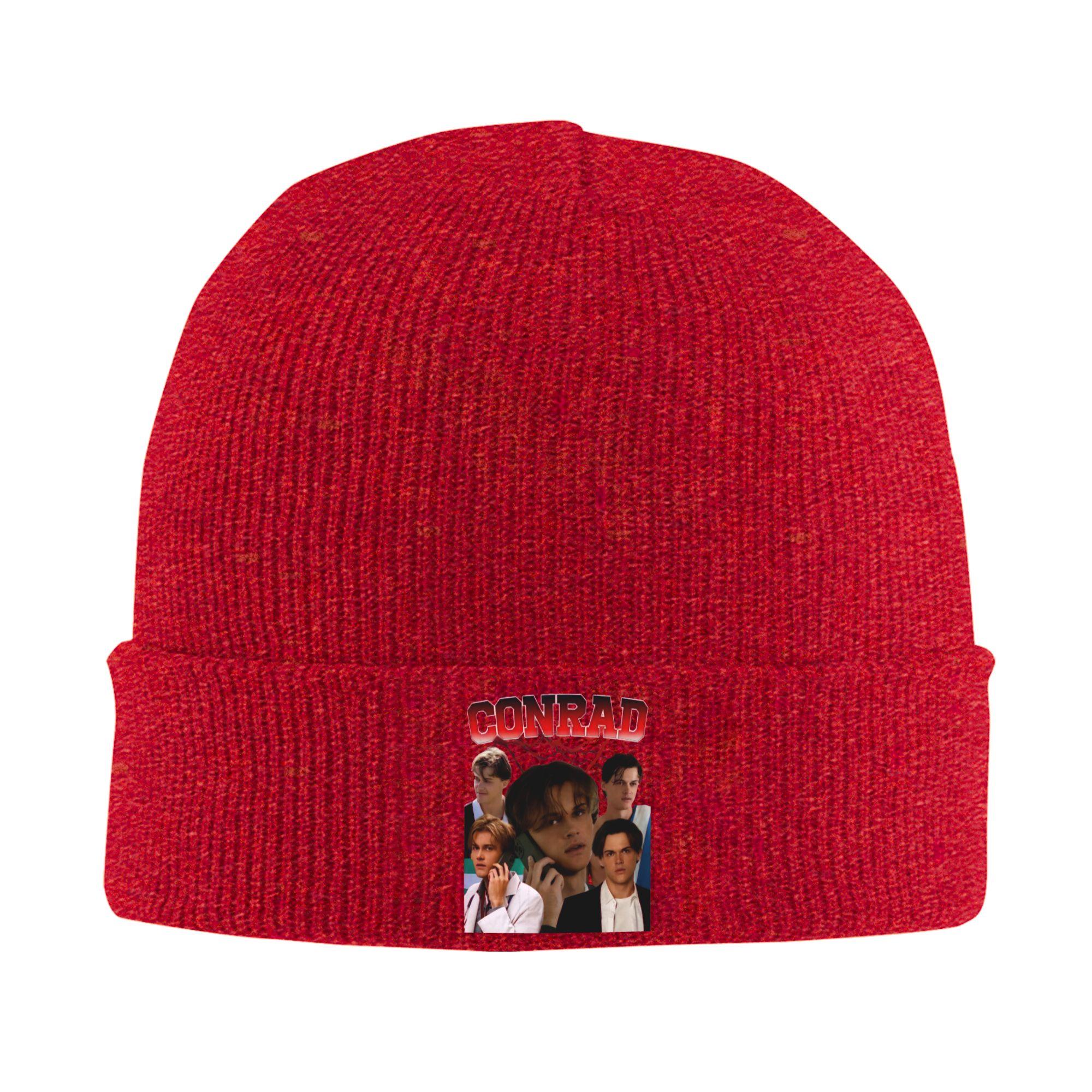 

Conrad Fisher Retro Beanie Hats Bonnet Hats Adult Unisex Casual Outdoor Knitting Hat Autumn Winter Graphic Warm Soft Caps One Size