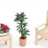 1:12 Dollhouse Miniature Potted Tree Plant Green Leafed Bonsai Garden Decor Toy