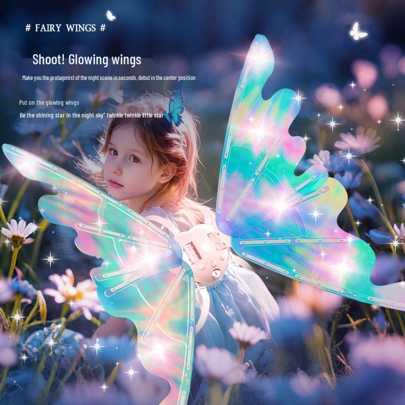 Electric Devil Butterfly Wings: New Elf Fairy Wings with Light and Music