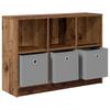 Sideboard with Drawers Reclaimed Wood Look 88.5 x 27.5 x 63.5 cm
