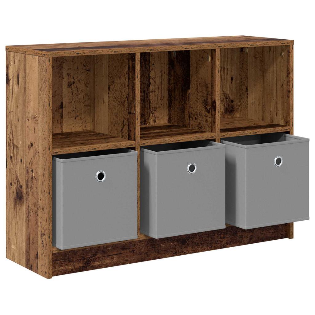 Sideboard with Drawers Reclaimed Wood Look 88.5 x 27.5 x 63.5 cm