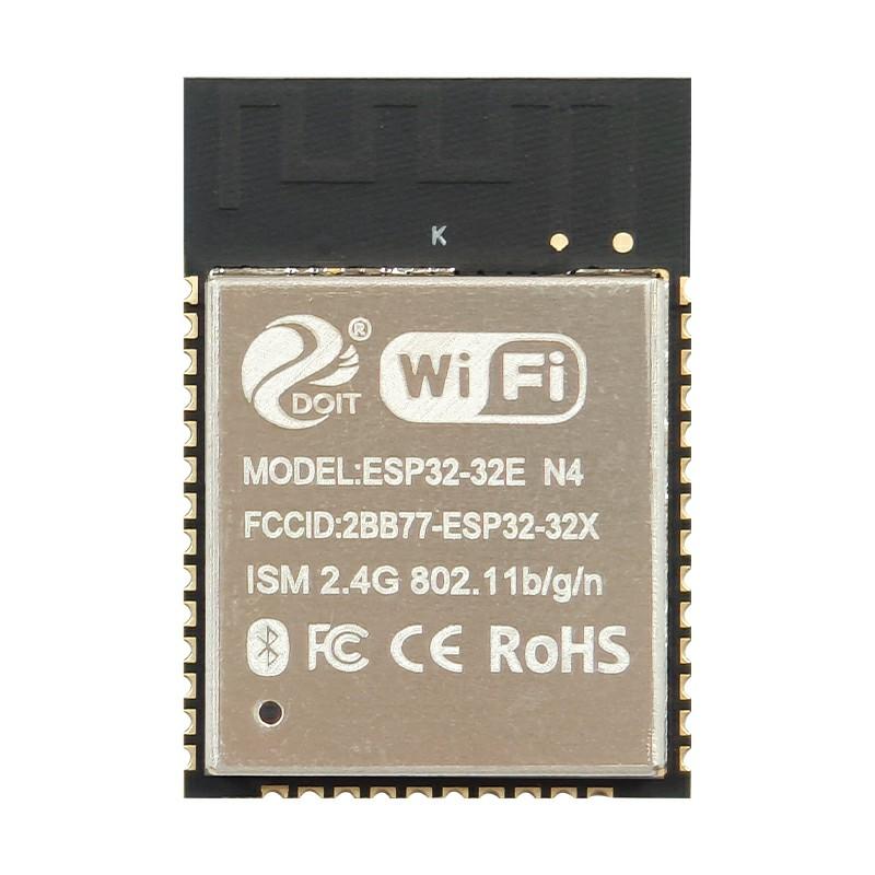 

ESP32-WROOM-32E Module WiFi + Bluetooth BLE4.2 Dual-Mode Wireless IoT Communication Module 10*10*2 білий