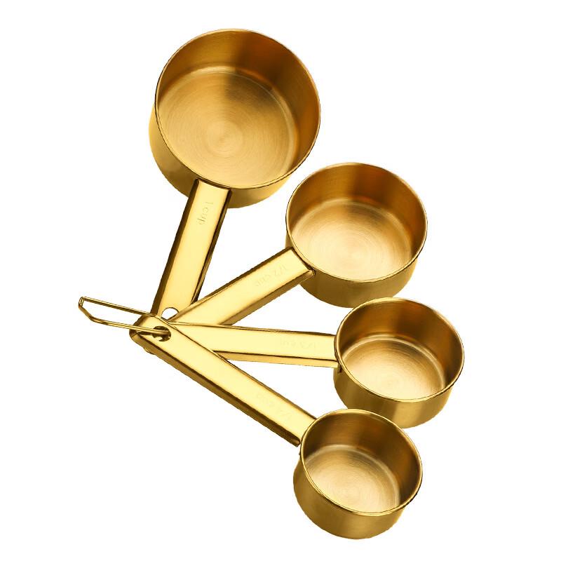 MDNG Gold Stainless Steel Measuring Set