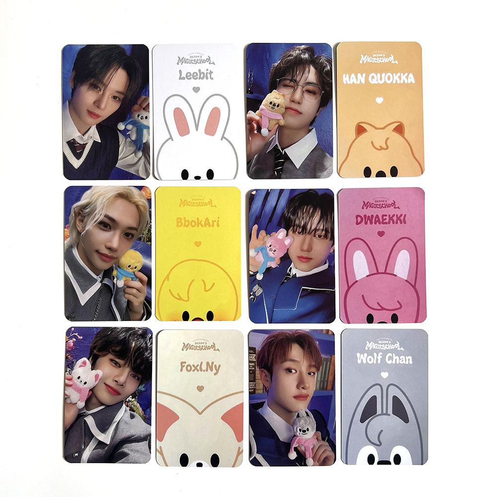 8 Pcs Skzoo New Albums Ate Lomo Cards High Quality Hd Photos Stray Kids Printing Collection Gifts Celebration Postcards Small Ca