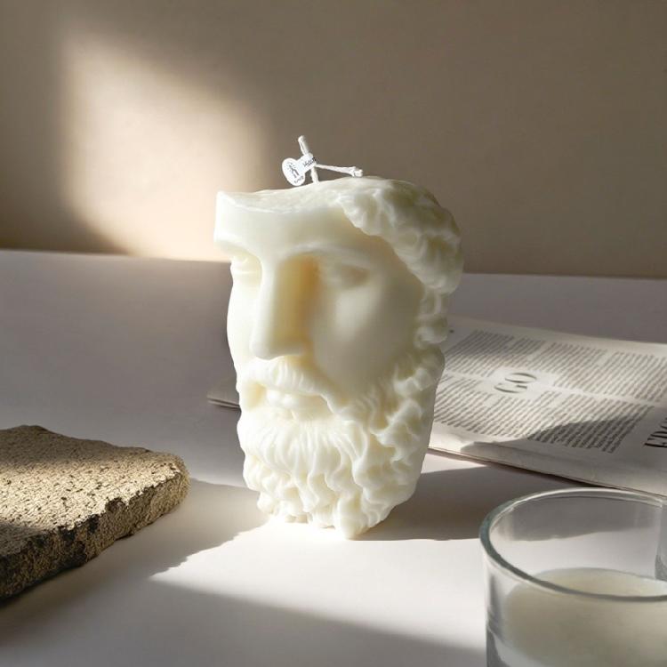 Human Face Silicone Candle Molds for Epoxy Resin Making Candle Soap Multunction Silicone Mould Temperature Resistant