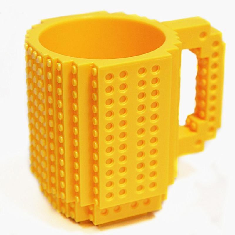 Premium Quality Build A Brick Mug With Unique Building Blocks Design Coffee Cup