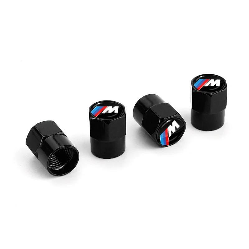 4PCS Car Wheel Stem Valve Caps Alloy Tire Air Covers Car Goods For BMW E60 E46 E39 E38 E90 E36 F30 E30 E31 E34 E70 X1 X5 X3 X6
