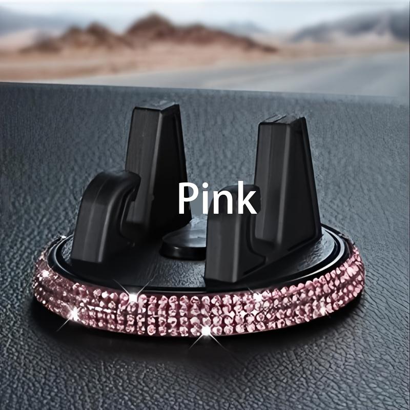 Colorful Upgraded Car Mobile Phone Holder with Diamond Inlay for Center Console, 360 Degree Rotatable Navigation Support Bracket