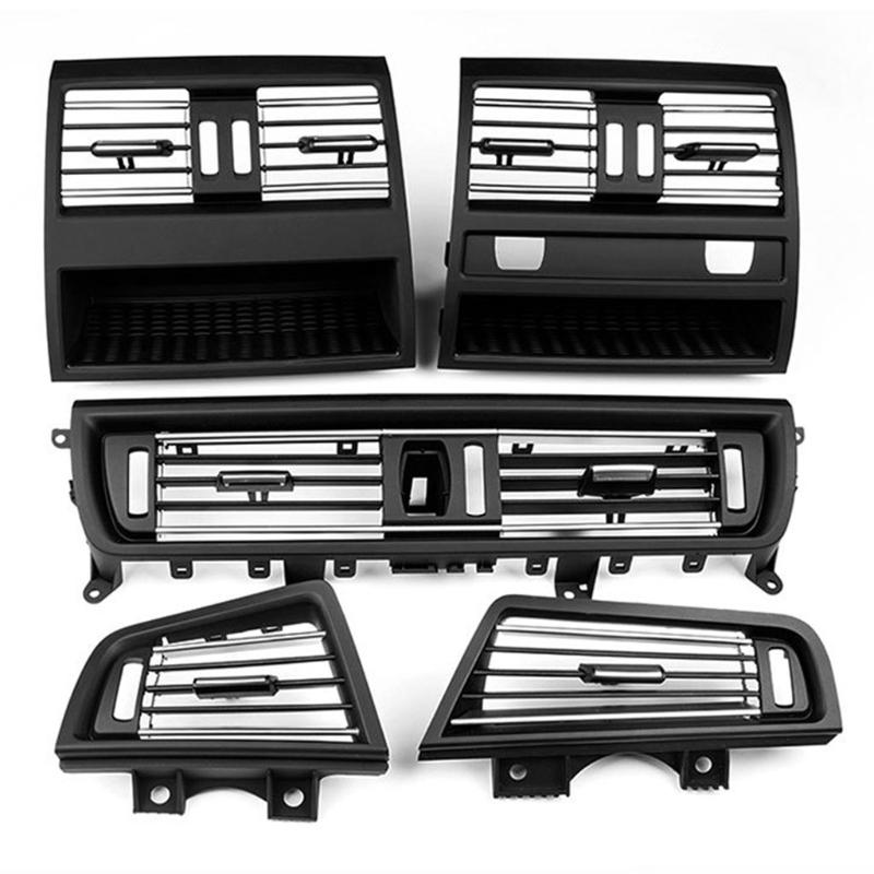 Black Air Conditioning Outlet Panel Grille Air Vent Panel Replacement Suitable for 5 Series F10 F11 F18 Parts