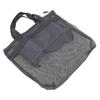 Mesh Beach Bag Quick Drying Mesh Shower Caddy Travel Toiletry Bag for Toys Pool Family Travel Vacation Dark Gray
