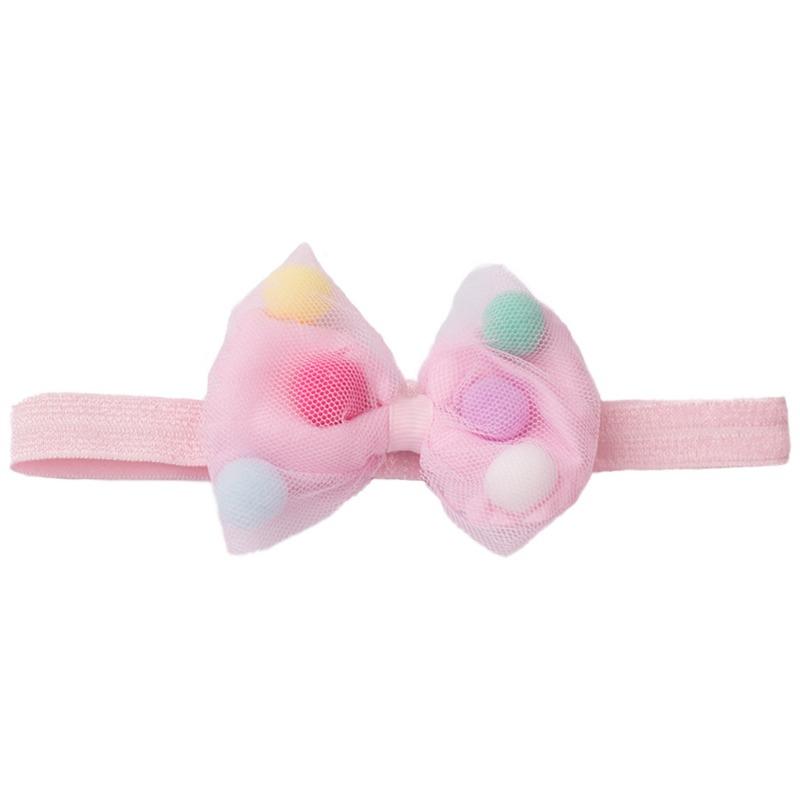 

Летняя новая милая детская повязка на голову, удобная повязка на голову для малышей с бантом конфетного цвета, детские аксессуары для волос