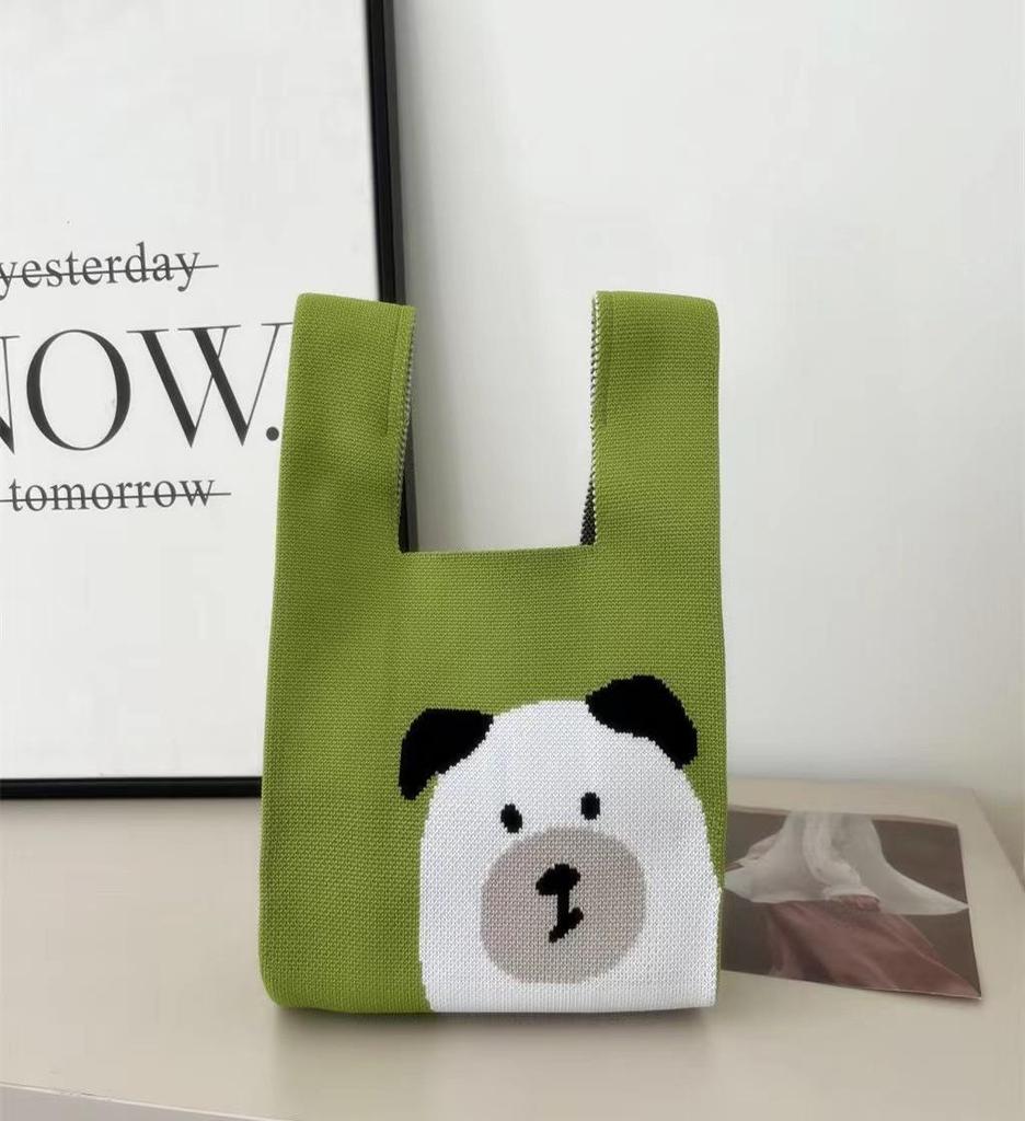 Chic Portable Knitted Handbag - Xiaohongshu Recommended Cute Style