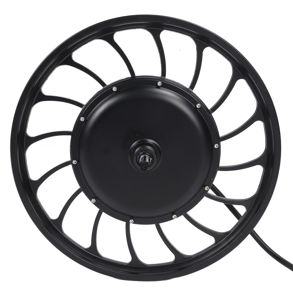 20 Inch Rear Drive Hub Motor 48V to 72V 1500W to 2500W Double Hall Sensor Brushless Gearless Hub Motor for Electric