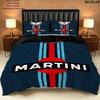 Martini Pattern Bedding Quilt Set Quilt Cover Pillowcase Home Birthday Gift(1 * duvet cover + 2 * pillowcase, without core)