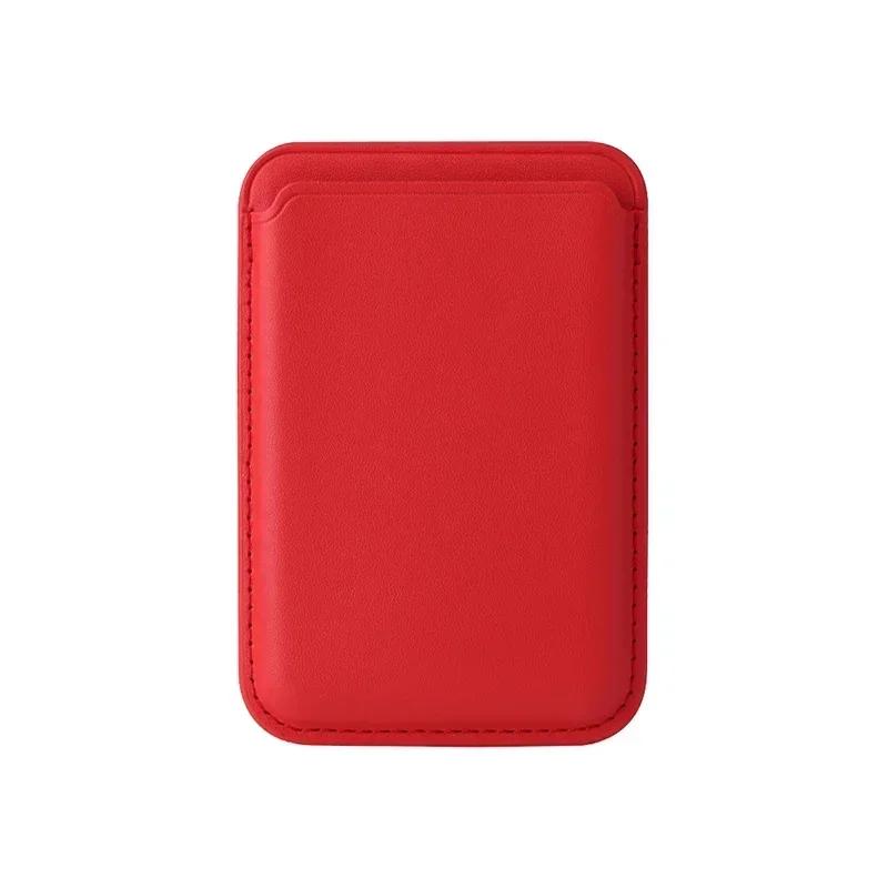 Pour Magsafe Portefeuille Magnétique en Cuir Étui Pour iPhone 18 17 16 15 Mac Safe Porte-Cartes Sac Téléphone Pour Samsung S26 Ultra Accessoires