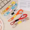 Colorful Wrist Strap Keychain Creative Braided Lanyard Keyring For Women Anti-Lost Phone Charm Bag Pendant Accessories