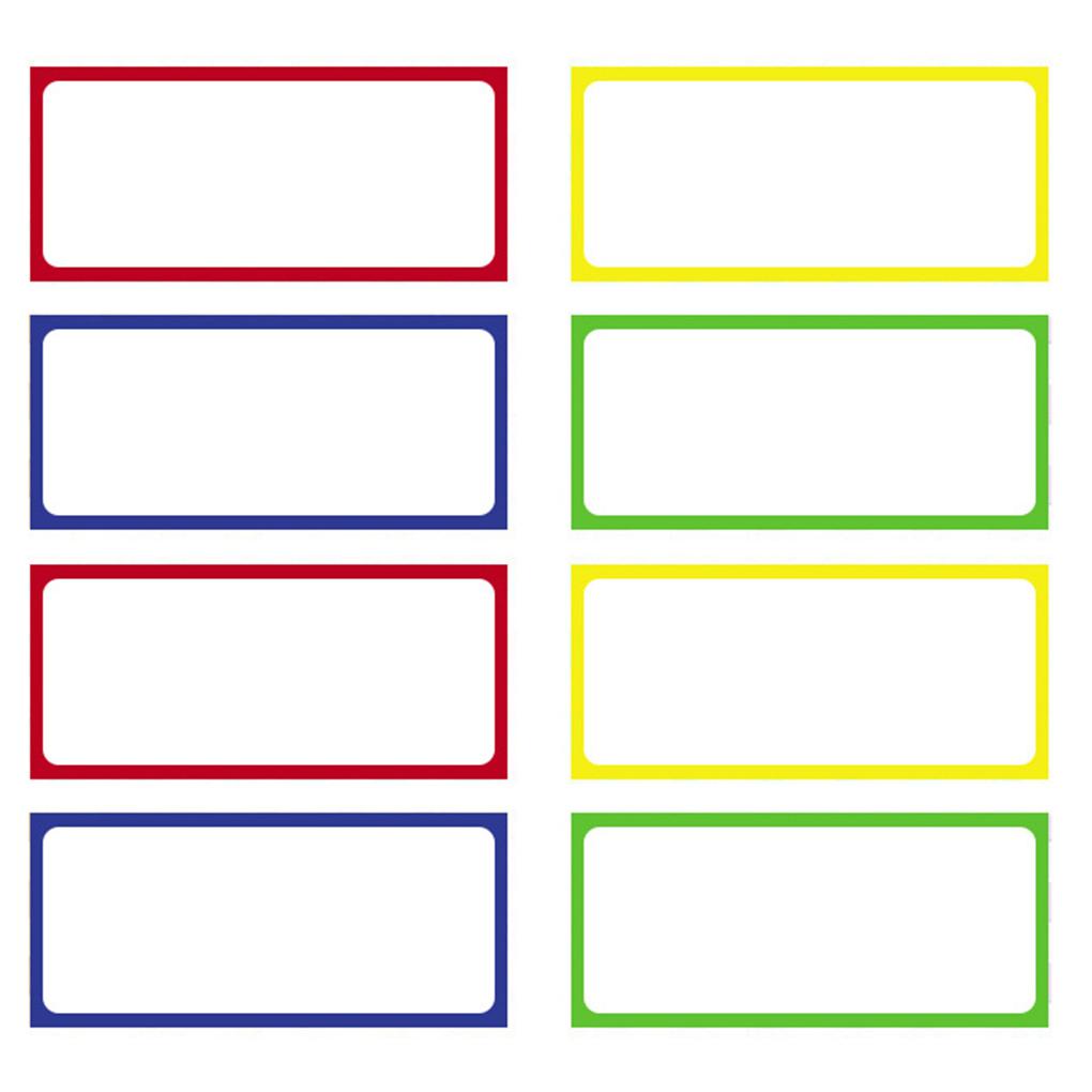 1 Set Magnetic Labels Reusable Self-Adhesive Tagboard Lightweight Tile Strong Adsorption High Definition Printing File Shelf