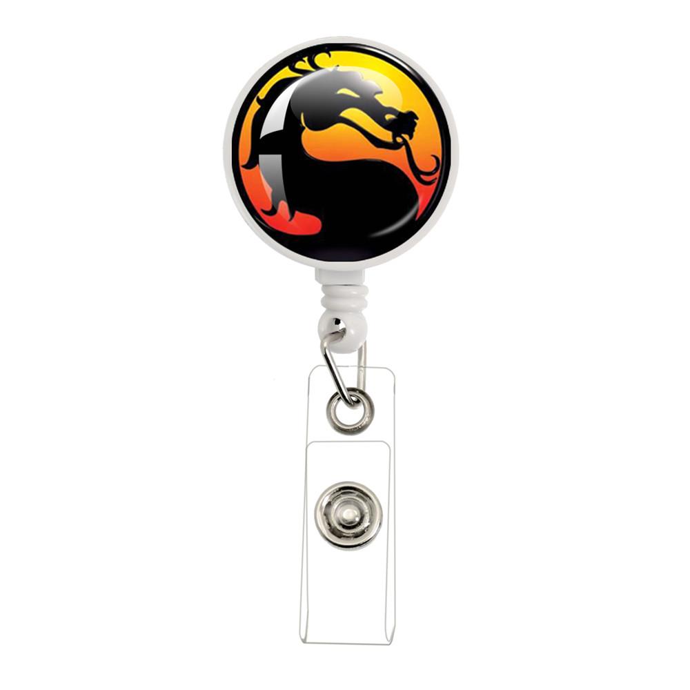 New Mortal Kombat Games Retractable Badge Reel ID Card Name Card Display Tag Staff Card Badge Holder Accessories Gifts