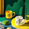 350ml Cartoon Ceramic Mug Set (2-Pack)