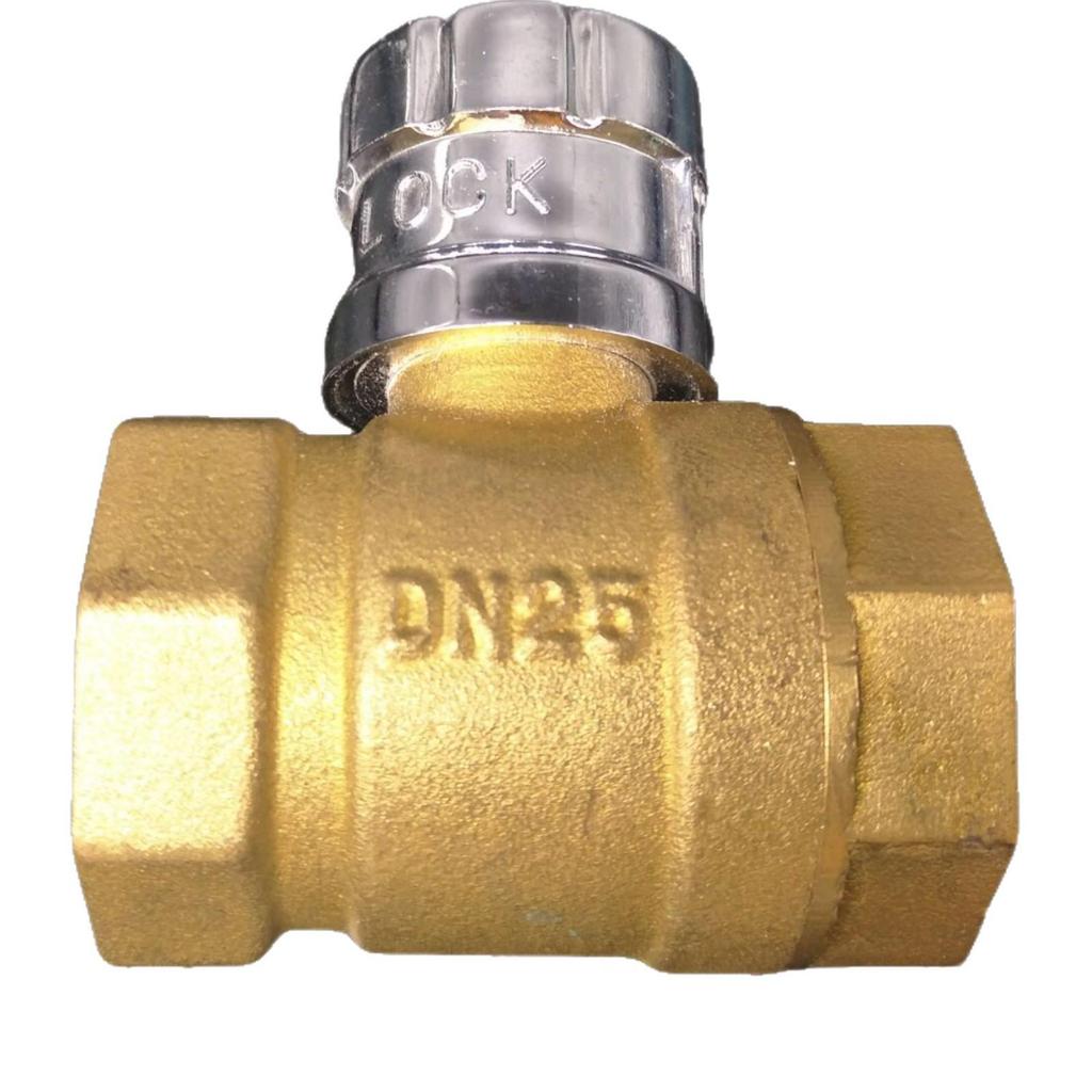 Yuhuan 216 Brass Ball Valve with Medium Magnetic Lockout and High-Pressure Capability