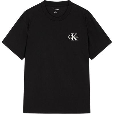 Buchstaben-Logo Regular Fit Lässiges Rundhals-Kurzarm-T-Shirt Unisex-Oberteile Schwarz 4RAB213-UB1