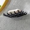 Soap Box Wall Mounted Drainage Shelf For Home Use No Punching High-End Bathroom New Soap Dish Rack Hooks For High-End Bathrooms