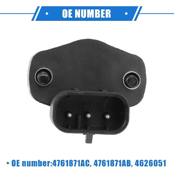 Ersatz für Gaspedalstellungssensor, kompatibel für Jeep Wrangler 2.5L 4.0L 1991-1996, für Jeep Cherokee 4.0L 1991-2001, mit Schrauben
