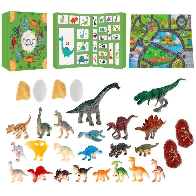 

Advents Calendar 2025 24 Day Dinosaur Countdowns To Christmas Feature Fun Dinosaur Toy Gift For Boys And Girls