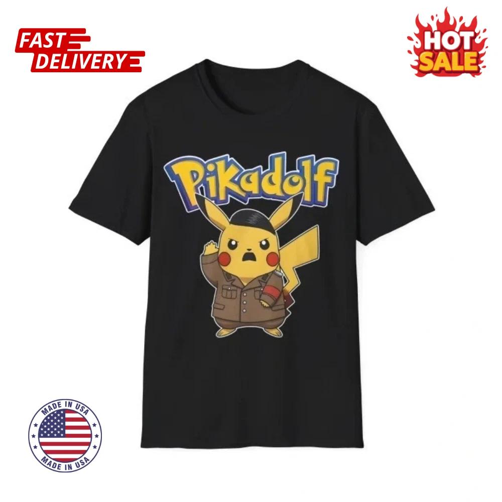 

HOT SALE - Pikadolf Inspired T shirt Funny Unisex Graphic Tee All Size S-5XL NEW 3XL