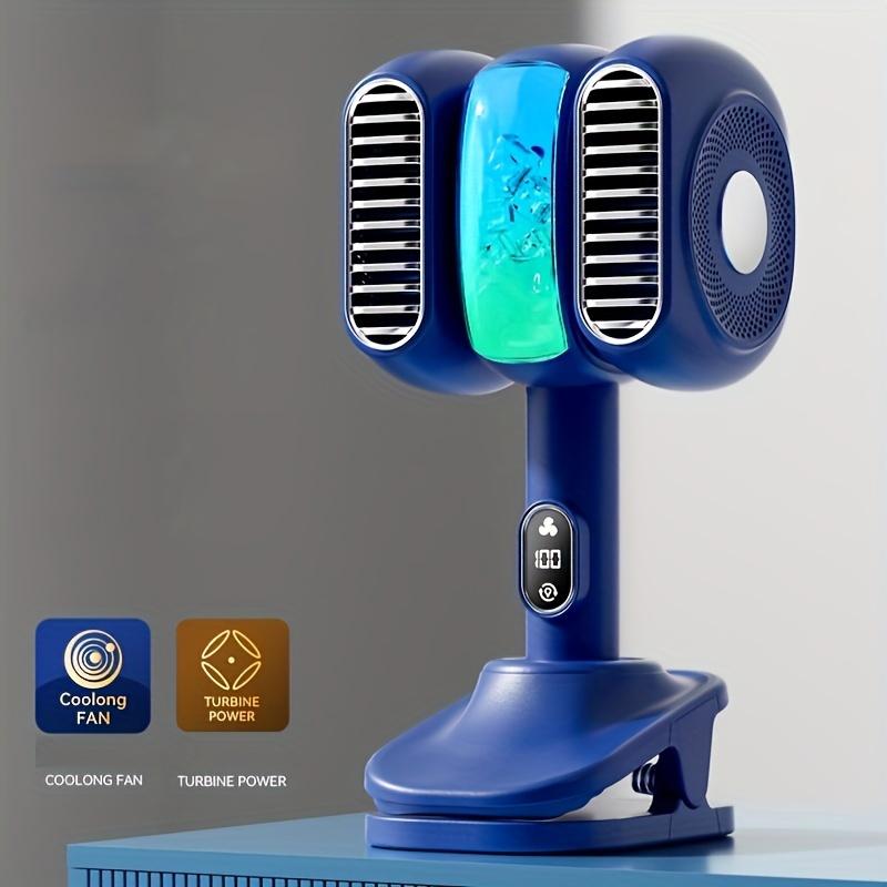 Dual Core Student Dormitories, Desks, Silent Offices, Desks, Bedside USB Clip Fans, All-round Shaking Head Rotation, Air Supply, Charging Fans