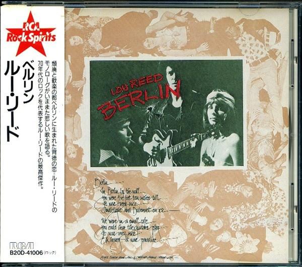 

CD LOU REED - Berlin B20D41006 RCA 1989 Japan Rock Used