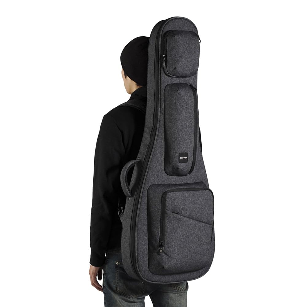 Basiner Basiner Guitar Case ACME Series Guitar Gig Bag Charcoal Grey Semi-Acoustic (Gig Case) ACME-SH [ ]