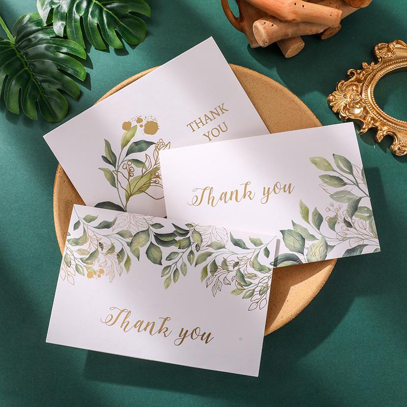 Watercolor Teacher's Day & Christmas Thank You Card with Hot Stamping