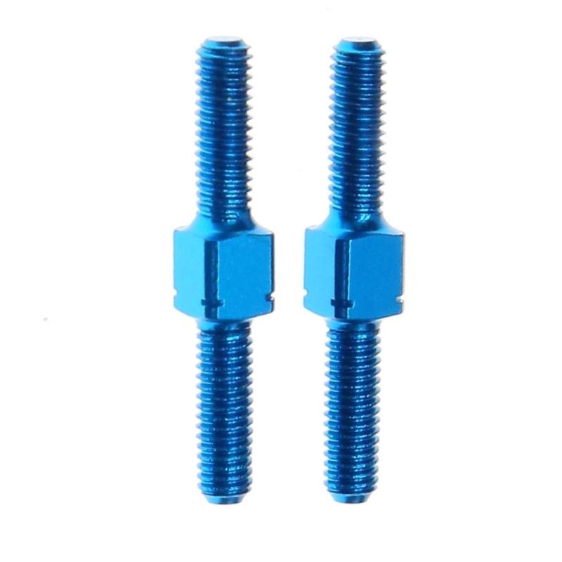 Pack Of 2 Rod Linkage 3x23mm Aluminum Turnbuckles For Enhanced Remote Control Car Performances