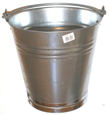 Galvanized Sheet Metal Bucket 19 Liters - Wia 19 Zn