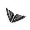 Carbon Fiber 2X Front A-Pillar Triangle Cover Trim For Mazda CX-5 CX5 2017-2022
