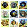 Tree 3d Of Life Dreamcatcher Halloween Acrylic Home Decoration Hanging Sign Door