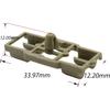 8Pcs Gray Weatherstrips Clips for BMW X5 E53 Door Seal Clip Front Rear 51717006757 Engine Hood Mounting Plastic Fastening Gasket, OPFBA288