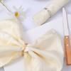 12 Pcs Metal Matte Gold Semicircle Napkin Rings Napkin Ring Holders Modern Minimalist  Kitchen