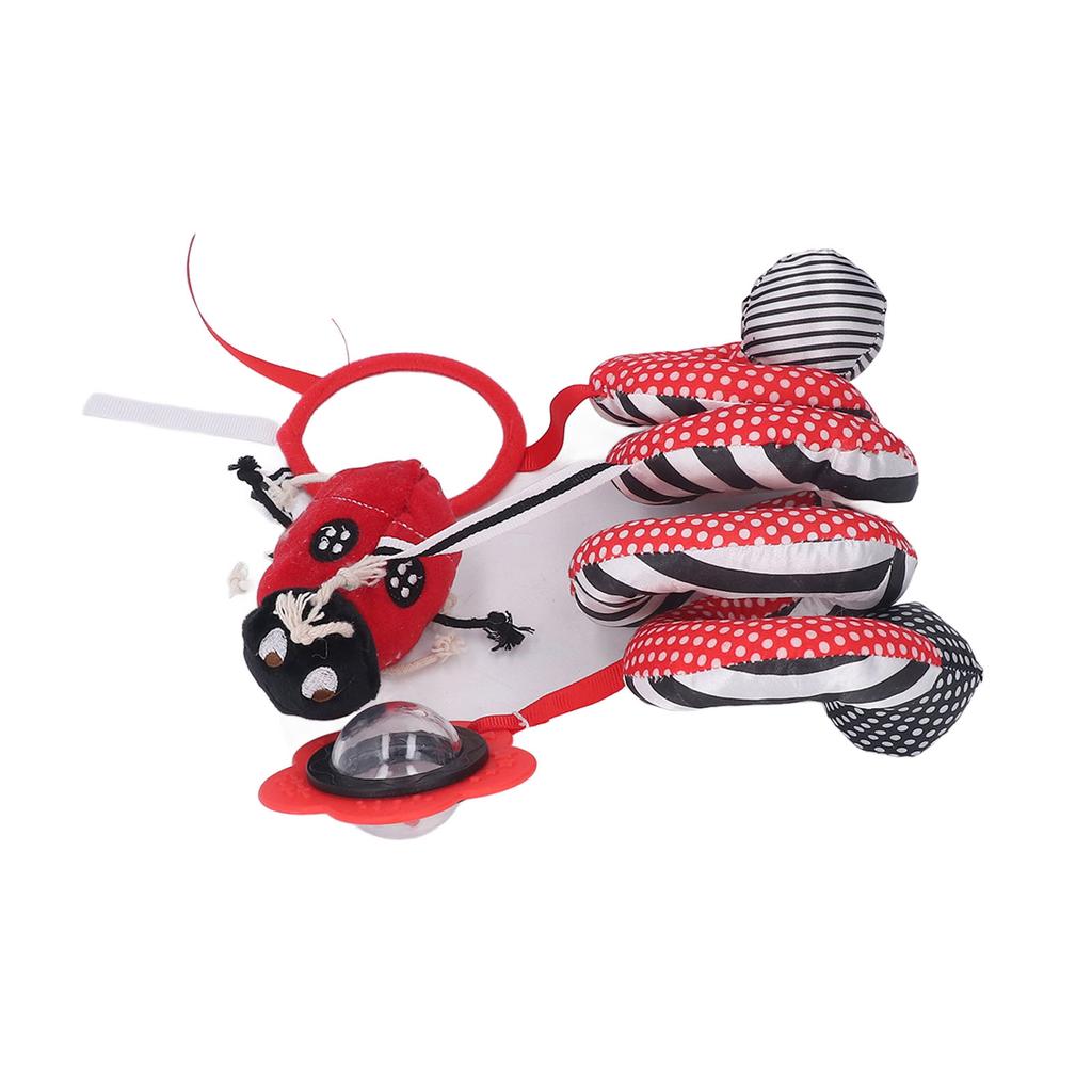 Baby Spiral Plush Toys Cute Funny Animal Design Colorful Spiral Activity Plush Hanging Toys for 0‑12 Months Baby Beetle
