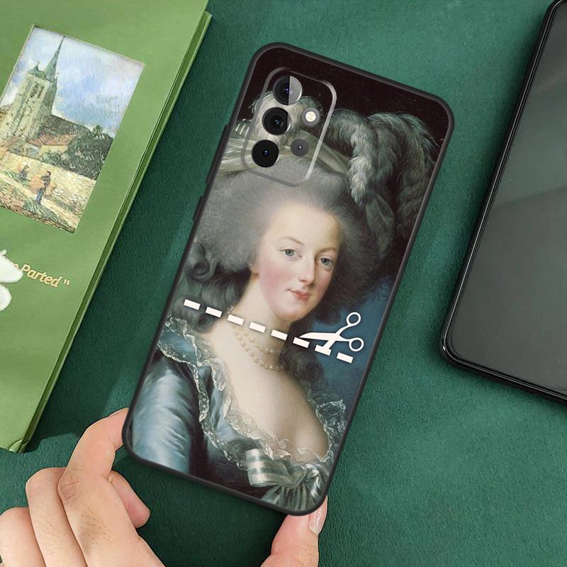 Marie Antoinette Case For Samsung Galaxy A54 A51 A71 A31 A41 A12 A22 A32 A52 A72 A52S A14 A70 A53 Cover