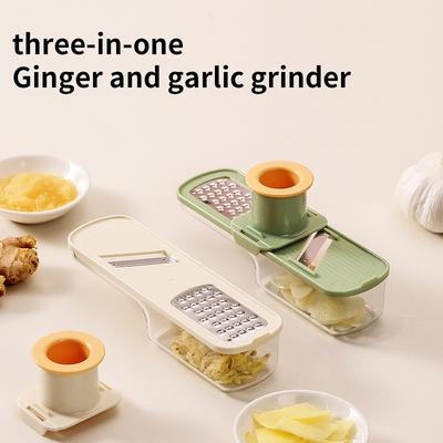 Home Vegetable Cutting Tool - Stainless Steel Multifunctional Shredder, Ginger & Garlic Hand Grinder