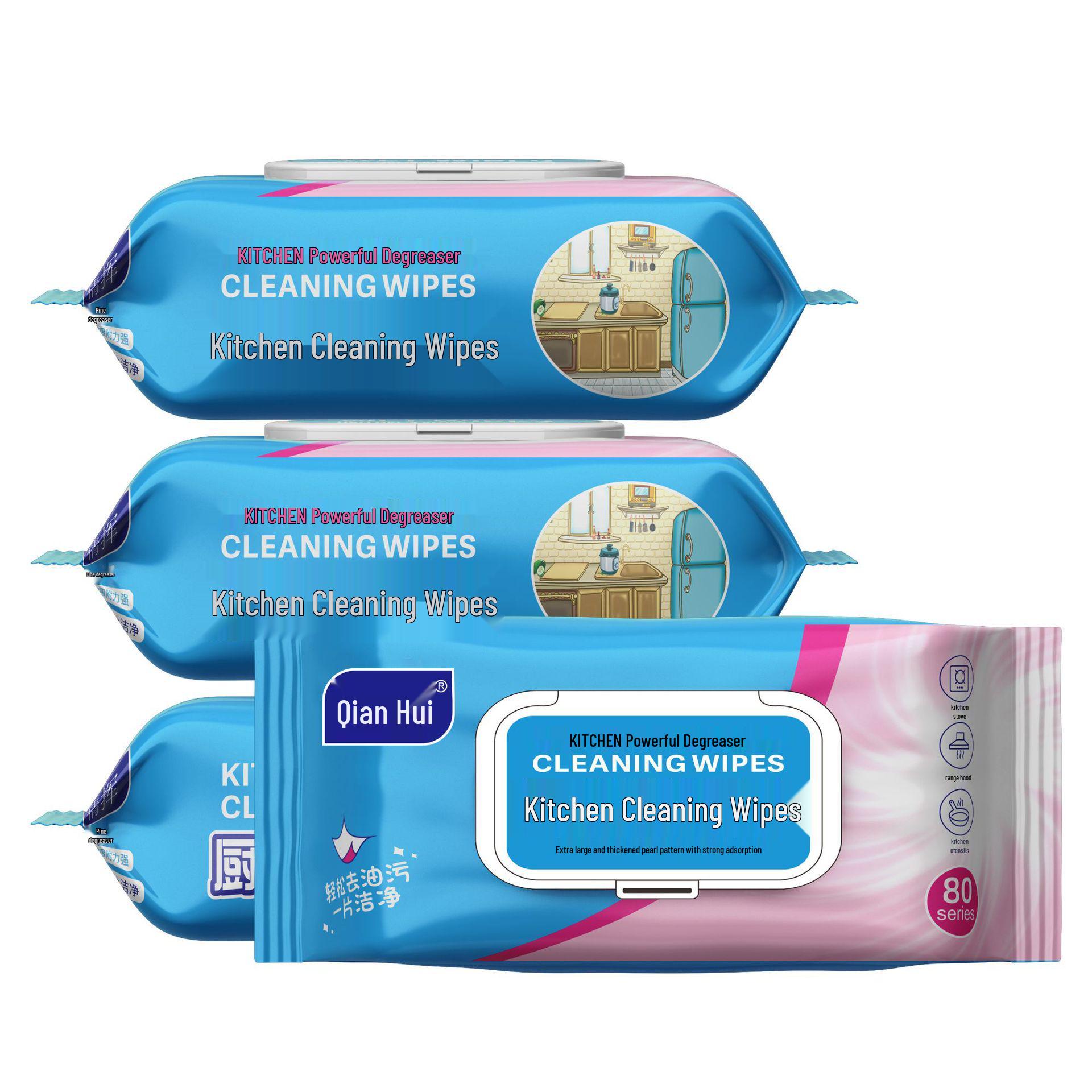 

Мощные кухонные обезжиривающие салфетки для сильных масляных пятен и очистки вытяжки