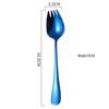 ZISIZ 304 Stainless Steel Dessert Spoon and Fork Set