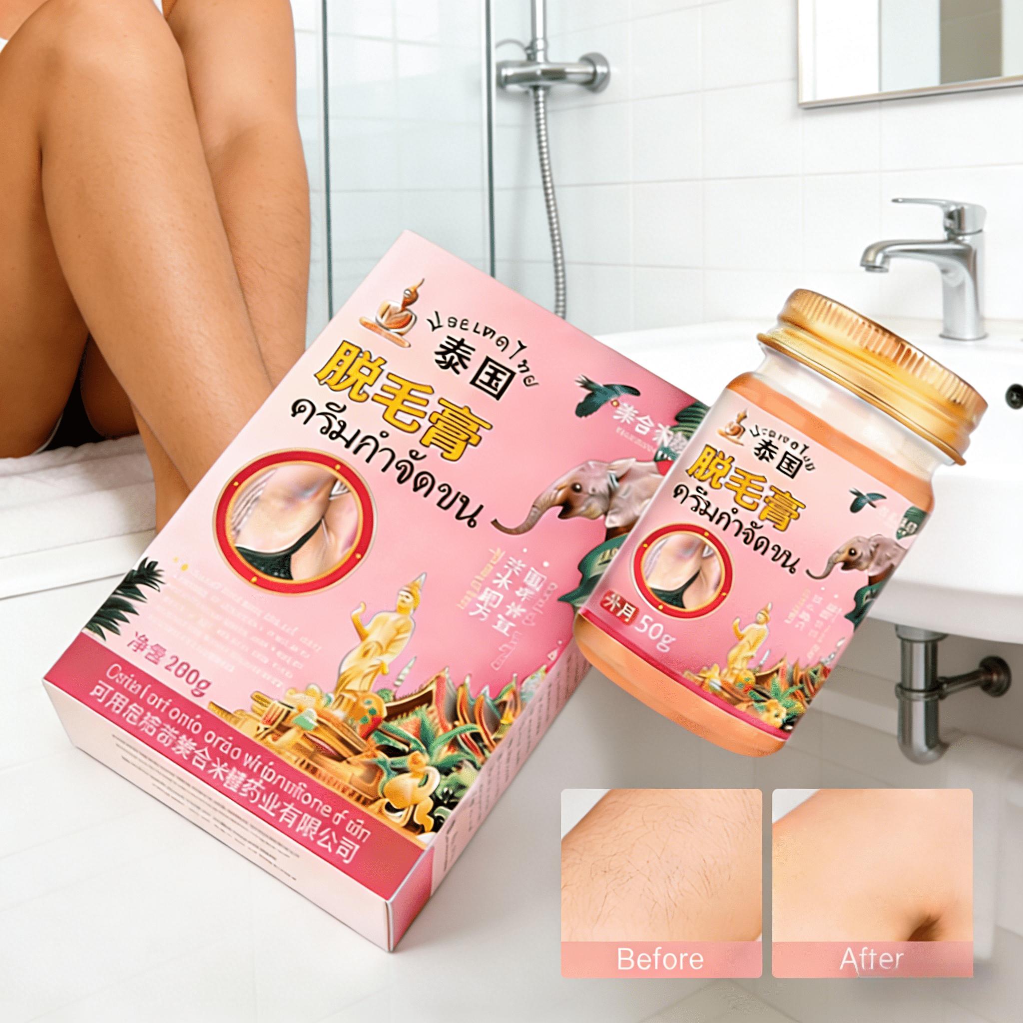Tender Hair Removal for Face & Body – Dermatologically Tested, All-Over Use, 50g One box