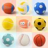 Latex Filled Cotton Rugby Footballs Vocal Dog Toys Pet Supplies