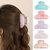 Hair Claw for Women, Smooth Rounded Edges Hair Clip, Anti-slip Teeth Back Head Hair Clip, No Hair Damage Versatile for Long Short Hair Daily Use