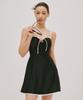 Sonyalebai Pearl Bright Dress Jet Black
